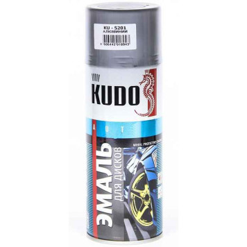 Краска для дисков аэрозольная алюминий (520мл) <b>KUDO KU-5201</b>