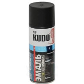 Краска-спрей черная матовая KUDO KU-5232.5 (520мл) 1K акриловая быстросохнущая