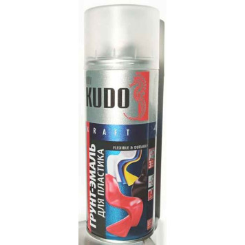 Грунт-эмаль для пластика белый KUDO KU-6003 (520 мл) аэрозоль (RAL9003)