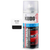 Грунт-эмаль для бамперов аэрозольный черный (520мл) <b>KUDO KU-6202</b>