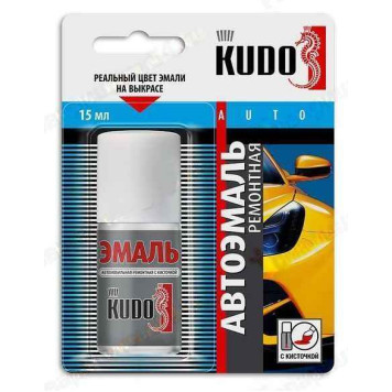 Краска с кисточкой ЛАДА (601) черный (15мл) без блистера<b>KUDO KU-70601-BB</b>