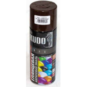 Краска-аэрозоль коричневая глянцевая (RAL 8017) (520мл) акриловая <b>KUDO KU-A8017</b>