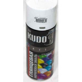 Краска-аэрозоль белая глянцевая (RAL 9003) (520мл) акриловая <b>KUDO KU-A9003</b>