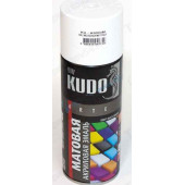 Краска-аэрозоль белая матовая (RAL 9003) (520мл) акриловая <b>KUDO KU-A9003M</b>