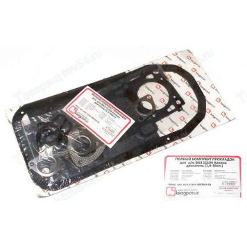 Набор прокладок ДВС ВАЗ 11194 Калина дв.16V1,4 полный Люкс <b>КВАДРАТИС KVP-11194-1002064-03</b>
