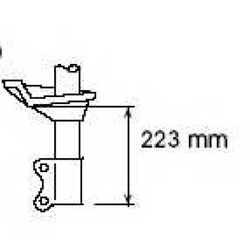 Амортизатор передний правый для NISSAN ALMERA(N15) <b>KYB Excel-G 333192</b>
