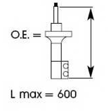 Амортизатор передний левый для TOYOTA RAV 4(SXA1#) <b>KYB Excel-G 334483</b>