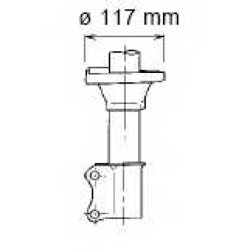 Амортизатор задний правый для HYUNDAI ACCENT(X-3) <b>KYB Premium 632103</b>