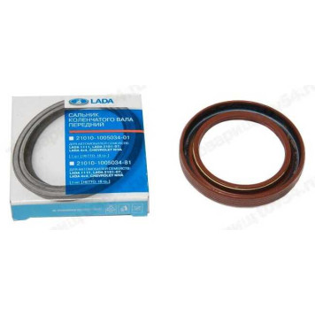 Сальник к/вала ВАЗ 2101 перед LADA с пружиной в сборе FPM <b>Лада-Имидж 2101-1005034-01</b>