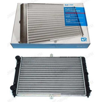 Радиатор охлаждения ВАЗ 2108 (карб) алюм. ДААЗ LADA в уп. <b>Лада-Имидж 2108-1301012</b>
