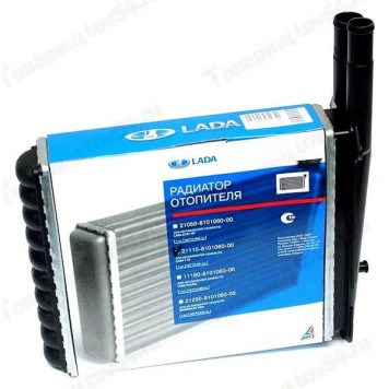 Радиатор отопителя ВАЗ 2110-12 (2003-09), 2170-72 (07-) алюм. ДААЗ LADA в уп. <b>Лада-Имидж 2111-8101060</b>