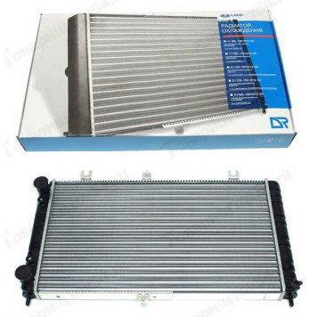 Радиатор охлаждения ВАЗ 2170 Приора, 2110 (1,6л) алюмин. ДААЗ в уп.Лада-Имидж  <b>2170-1301012</b>