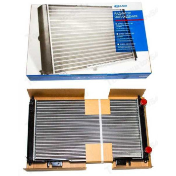 Радиатор охлаждения ВАЗ 2170 Приора под конд. Halla, алюм.LADA <b>Лада-Имидж 2170-1301012-82</b>