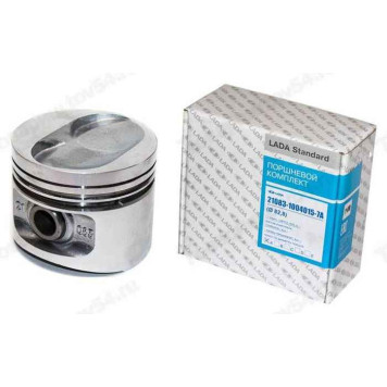 Поршни ВАЗ 21083 (82,8) группа A (с пальцами) <b>LADA STANDARD 21083-1004015-7A</b>
