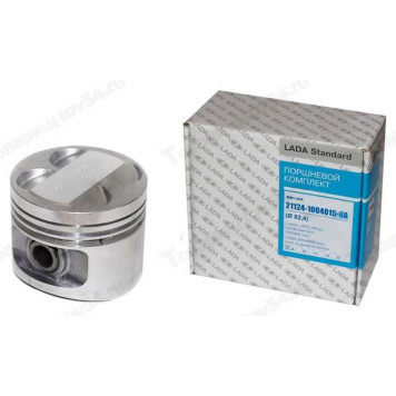 Поршень ВАЗ 21124 (82,4) группа A (с пальцами) <b>LADA STANDARD 21124-1004015-6A</b>