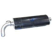 Глушитель основной ВАЗ 2123 Нива Шевроле овал LECAR (2123-1200010)