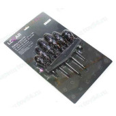 Набор отверток 6 предметов (PH: 3х75, 6х38, 5х100; SL: 3х75, 6х38, 5х100) хром-ванадий <b>LECAR-0000121-14</b>