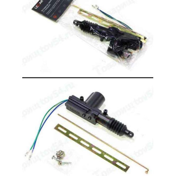 Мотор-редуктор блокировки замка двери ВАЗ 21093 (соленоид) 2 контакта <b>LECAR-0000303-07</b>