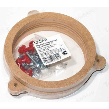 Кольцо проставочное под динамики 17' Lada Vesta, Largus, X-ray МДФ с крепежом <b>LECAR000070613</b>