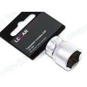 Торцевая головка 3/8' 19мм хром-ванадий <b>LECAR-0001912-14</b>