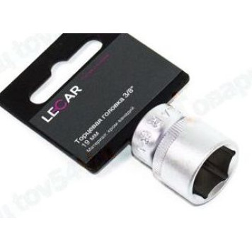 Торцевая головка 3/8' 19мм хром-ванадий <b>LECAR-0001912-14</b>