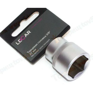 Торцевая головка 3/8' 22мм хром-ванадий <b>LECAR-0002212-14</b>