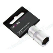 Торцевая головка 1/2' 15мм хром-ванадий <b>LECAR-0003212-14</b>