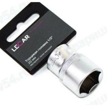 Торцевая головка 1/2' 20мм хром-ванадий <b>LECAR-0003712-14</b>