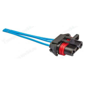 Разъем к мотору вентилятора Halla охлаждения двигателя ВАЗ 2190 Гранта, 1118 Калина с проводами <b>LECAR010430703</b> (12124685)