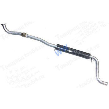 Резонатор ВАЗ 21101/2170 с виброкомпенсатором <b>LECAR014242702</b>