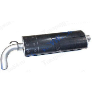 Глушитель ВАЗ 2123 Шевроле Нива <b>LECAR 016092702</b>