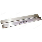 Комплект накладок на пороги LADA Largus нерж. (2 шт) <b>LECAR-0170607-08</b>