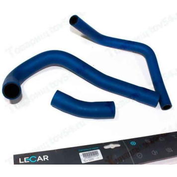 Патрубок радиатора Renault Logan, Largus (8кл) отводящи тройник синий <b>LECAR-0171721-02</b>