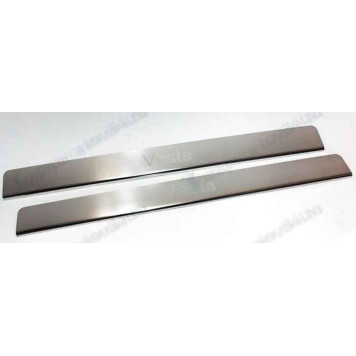 Накладки внутренних порогов LADA Vesta нерж.сталь (комплект 2шт) <b>LECAR-0180107-08</b>