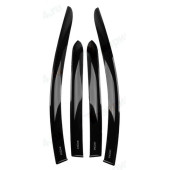 Ветровики (дефлекторы) для дверей LADA VESTA/Веста SW Cross комплект 4шт <b>LECAR018140208</b> накладные на скотч