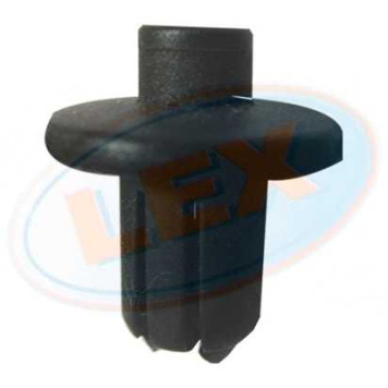 Клипса обложки бампера и колес, черный. диаметр: 18 мм, длина штока: 15 мм, 9 мм <b>LEX WW-0026</b>