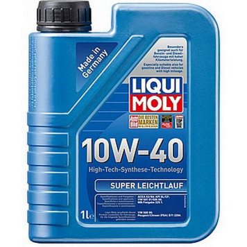 Масло моторное полусинтетическое 1л 10w40 SL/CF Liqui Moly Super Leichtlauf 1928
