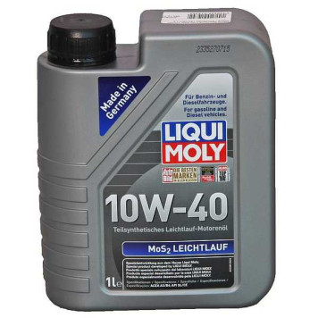Масло моторное полусинтетическое 1л 10w40 SL/CF Liqui Moly MoS2 Leichtlauf 1930