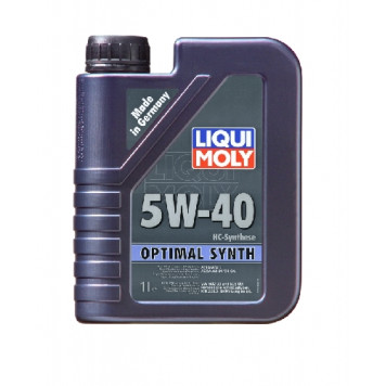 Масло моторное синтетическое 1л 5w40 SN/CF Liqui Moly Optimal Synth 3925
