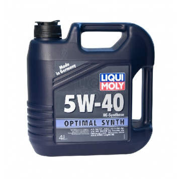 Масло моторное синтетическое 4л 5w40 SN/CF Liqui Moly Optimal Synth 3926