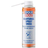 Грязеотталкивающая белая смазка Wartungs-Spray weiss, 250мл LIQUI MOLY 3953