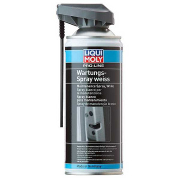 Грязеотталкивающая белая смазка Pro-Line Wartungs-Spray weiss, 400мл LIQUI MOLY 7387