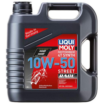 Масло моторное синтетическое 4л 10w50 SL Liqui Moly Racing Synth 4T 7508