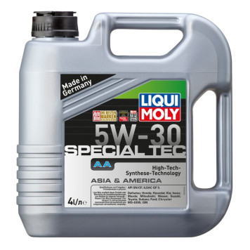 Масло моторное синтетическое 4л 5w30 SN/CF Liqui Moly Leichtlauf Special AA 7516