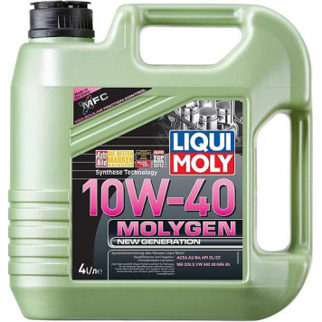 Масло моторное полусинтетическое 4л 10w40 SL/CF Liqui Moly Molygen New Generation 9060