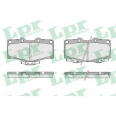 Колодки тормозные дисковые для TOYOTA 4 RUNNER, HILUX, LAND CRUISER 90, LAND CRUISER / VW TARO <b>LPR 05P058 / 21679</b>