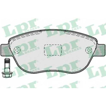 Колодки тормозные дисковые для CITROEN C3(FC#) / FIAT DOBLO(119,223), IDEA(350#) / LANCIA MUSA(350) <b>LPR 05P1192 / 23708</b>