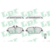 Колодки тормозные дисковые для BMW 1(E81,E82,E88) <b>LPR 05P1241 / 23915</b>