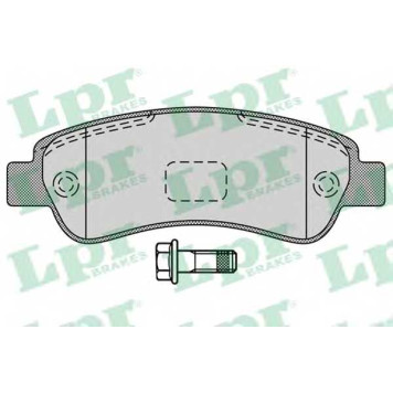 Колодки тормозные дисковые для CITROEN JUMPER / FIAT DUCATO(250,290) / PEUGEOT BOXER <b>LPR 05P1289 / 24465</b>