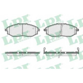 Колодки тормозные дисковые для CHEVROLET EPICA(KL1#) / DAEWOO TOSCA <b>LPR 05P1321 / 24866</b>